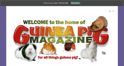 Desktop Screenshot of guineapigmagazine.com