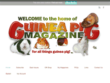 Tablet Screenshot of guineapigmagazine.com